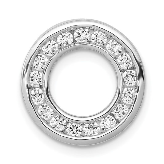 Diamond Channel Set Circle Chain Slides