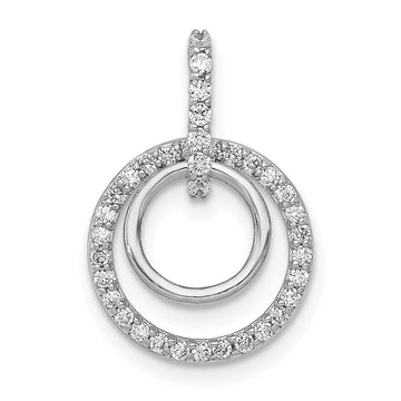 Diamond Double Circle Dangle Pendants