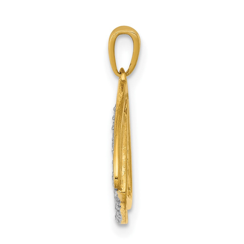 Diamond Double Triangle Pendants