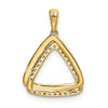 Diamond Double Triangle Pendants