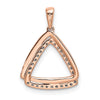 Diamond Double Triangle Pendants