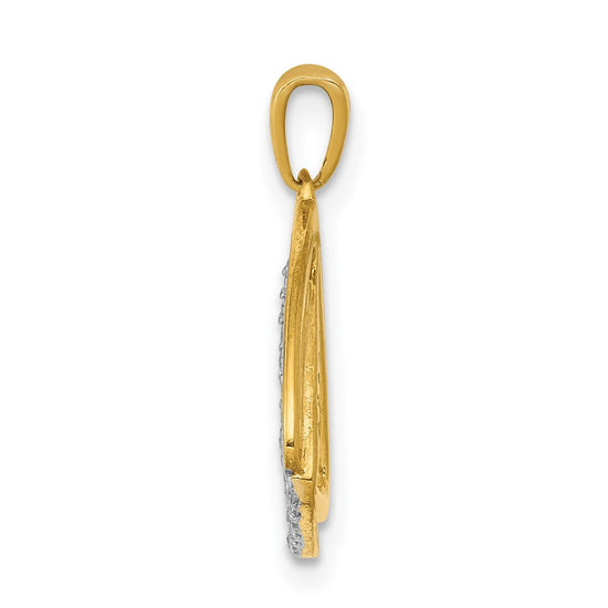 Diamond Double Triangle Pendants