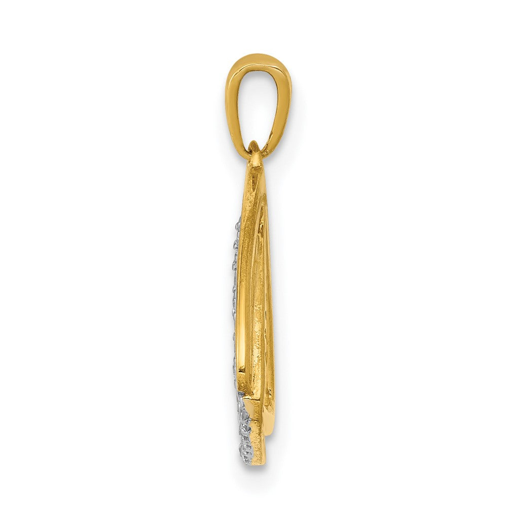Diamond Double Triangle Pendants