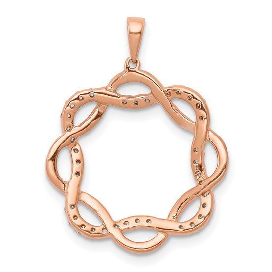 Diamond Twisted Pendants