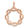 Diamond Twisted Pendants