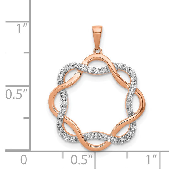 Diamond Twisted Pendants