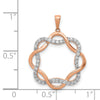 Diamond Twisted Pendants