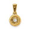Diamond Circle Cluster Pendants