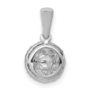 Diamond Circle Cluster Pendants