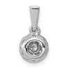 Diamond Circle Cluster Pendants