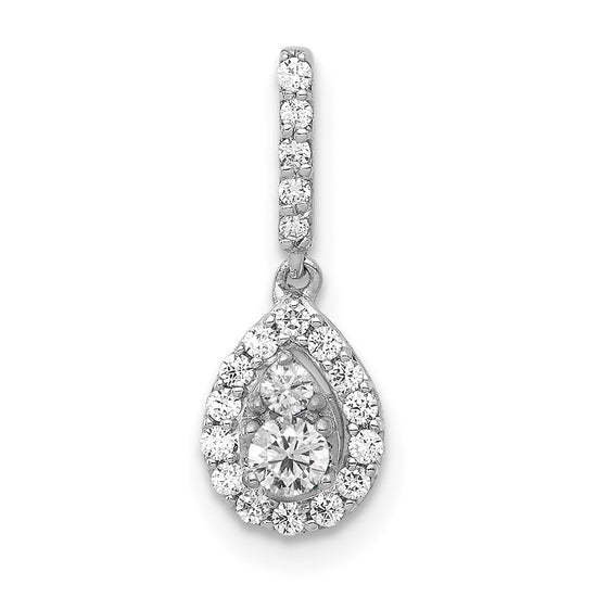 Diamond Teardrop Pendants