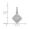 Diamond Cluster Pendants
