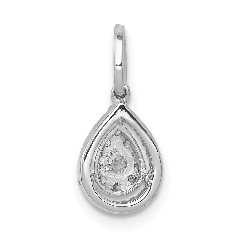 Diamond Teardrop Pendants