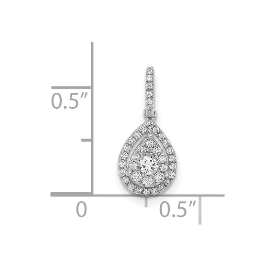 Diamond Teardrop Pendants
