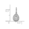 Diamond Teardrop Pendants