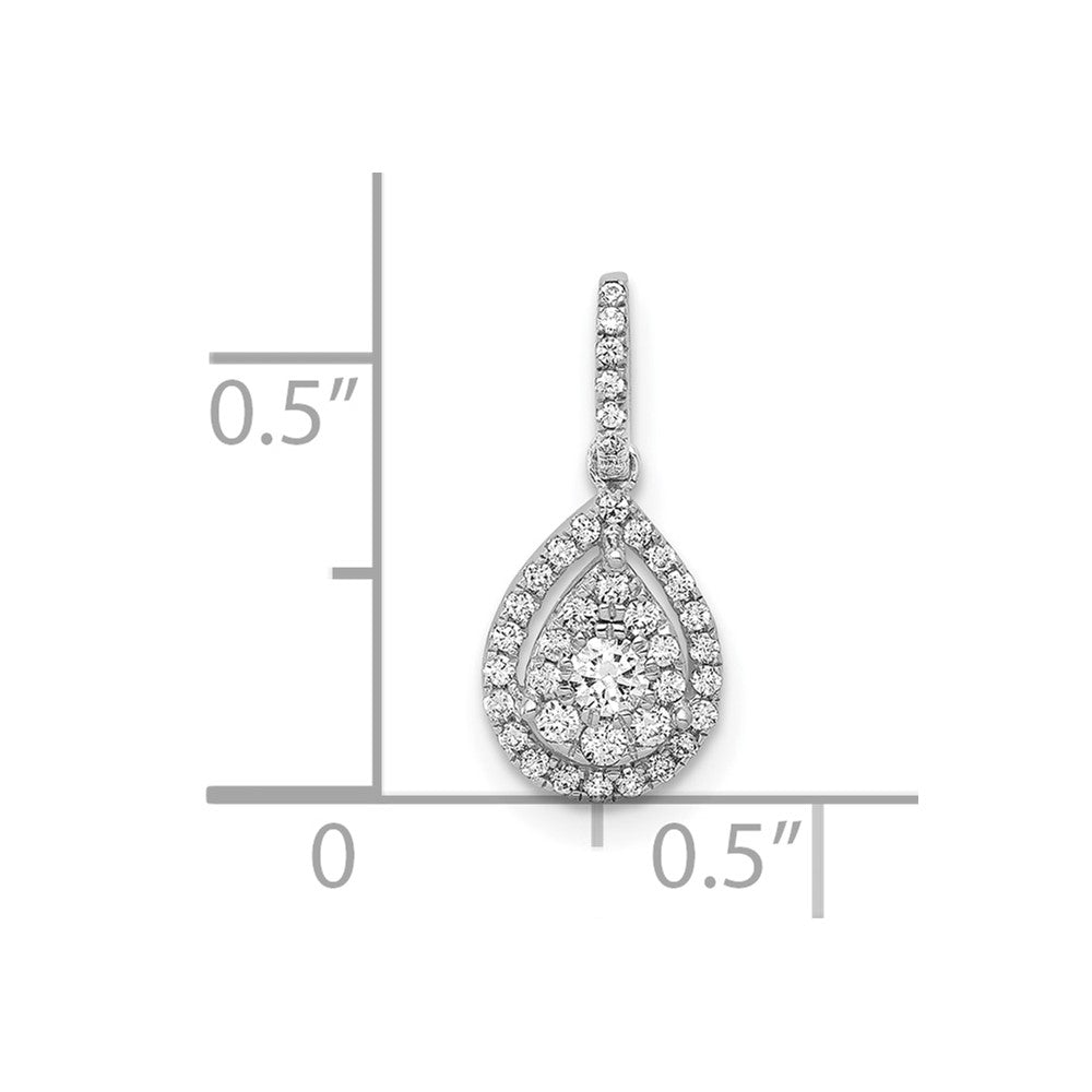 Diamond Teardrop Pendants