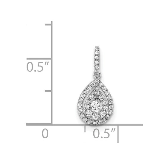 Diamond Teardrop Pendants