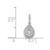 Diamond Teardrop Pendants