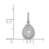 Diamond Teardrop Pendants