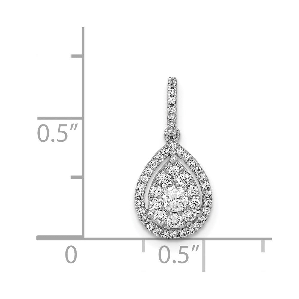 Diamond Teardrop Pendants