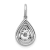 Diamond Teardrop Pendants