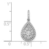 Diamond Teardrop Pendants