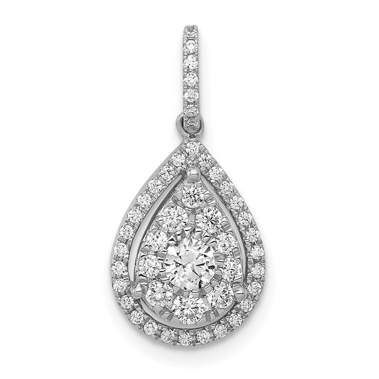 Diamond Teardrop Pendants