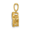 Vibrant Moving Diamond Fancy Knot Pendants