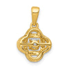 Vibrant Moving Diamond Fancy Knot Pendants