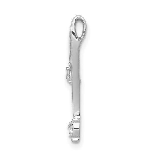 Diamond Double Curved Lines Chain Slides