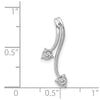 Diamond Double Curved Lines Chain Slides