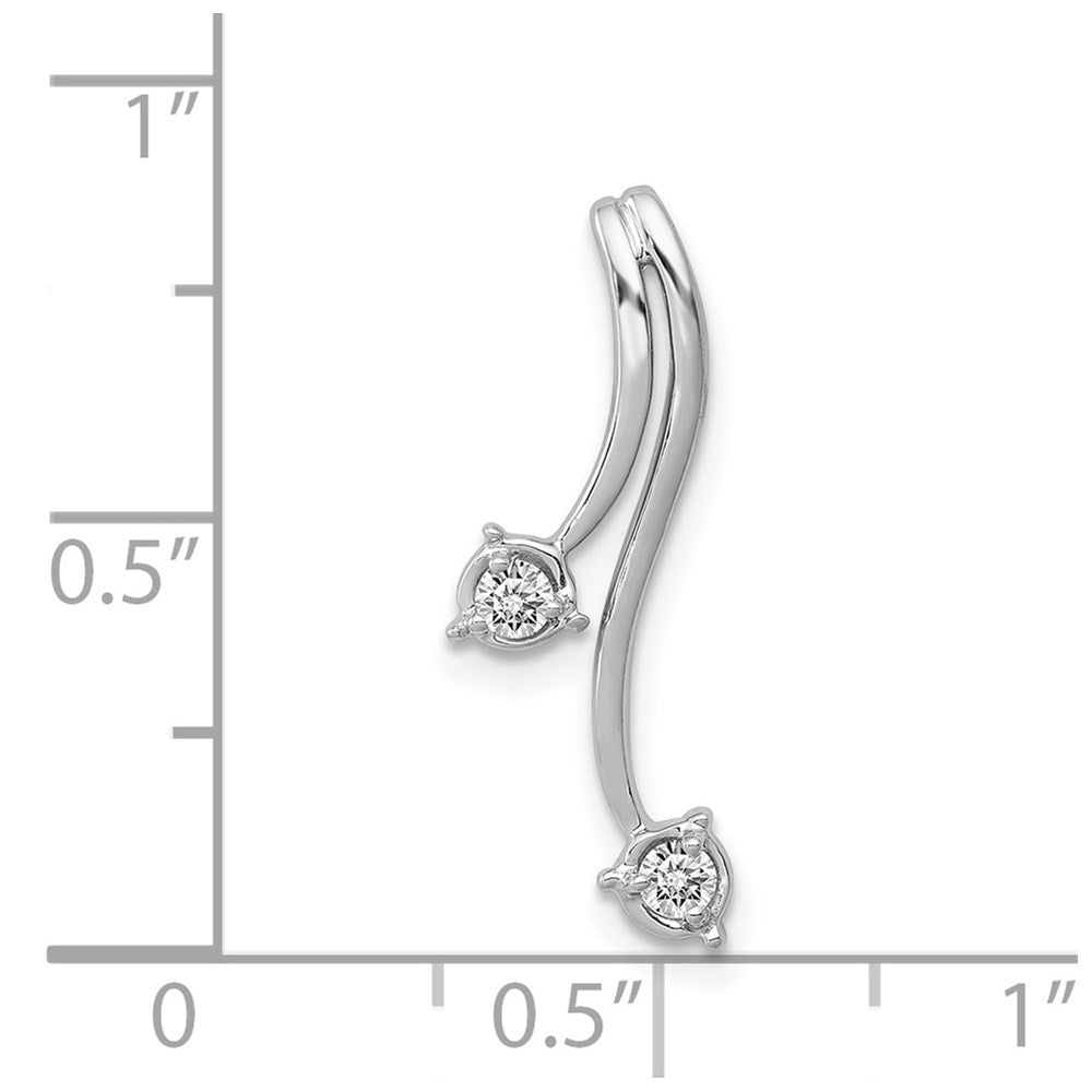 Diamond Double Curved Lines Chain Slides