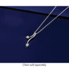 Diamond Double Curved Lines Chain Slides
