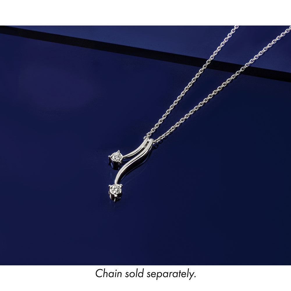 Diamond Double Curved Lines Chain Slides