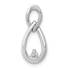 Diamond Teardrop Infinity Chain Slides