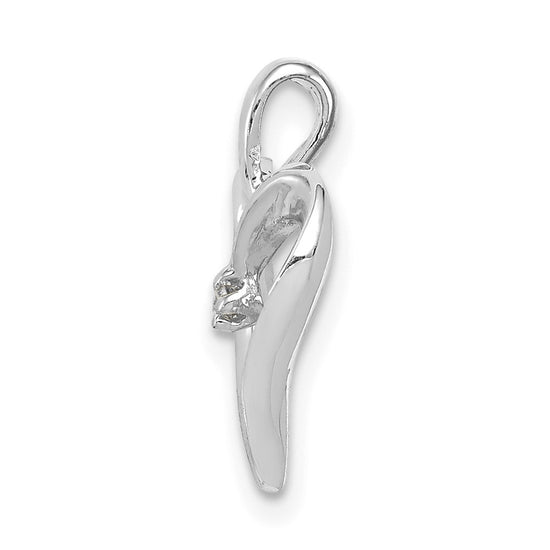 Gold Diamond Heart Pendant