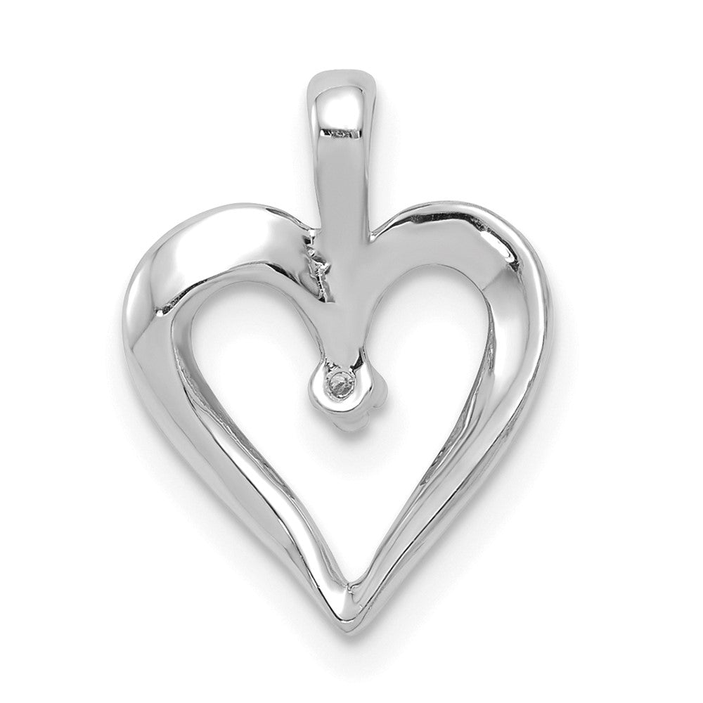 Gold Diamond Heart Pendant