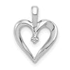 Gold Diamond Heart Pendant