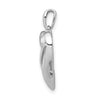 14k White Gold 1/15 carat Diamond Heart Pendant