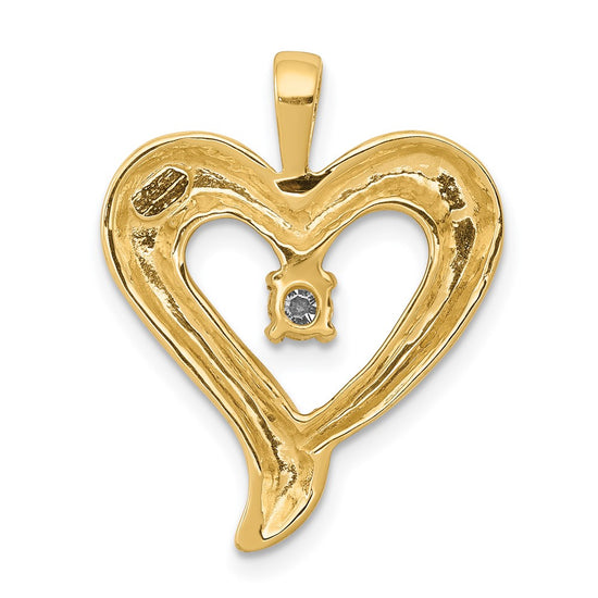 Diamond Heart Pendants
