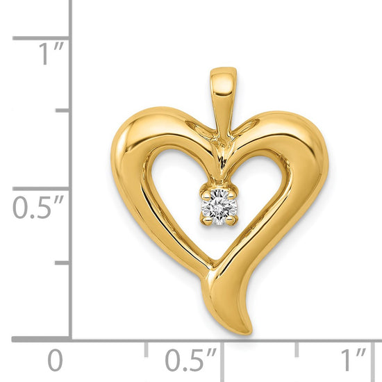 Diamond Heart Pendants