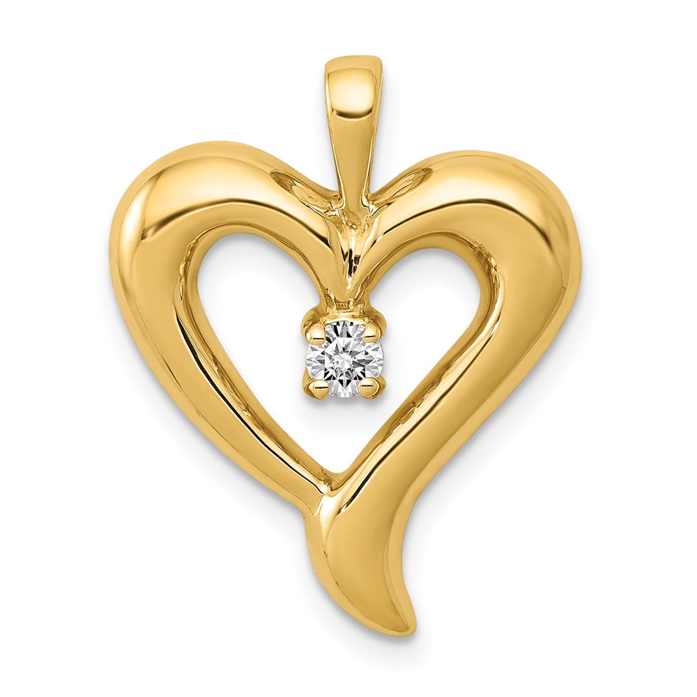Diamond Heart Pendants