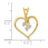 Diamond Heart Pendants