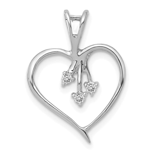 Diamond Heart Pendants