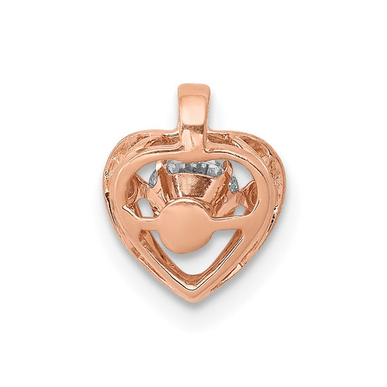 Vibrant Diamond Heart Pendants