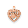 Vibrant Diamond Heart Pendants