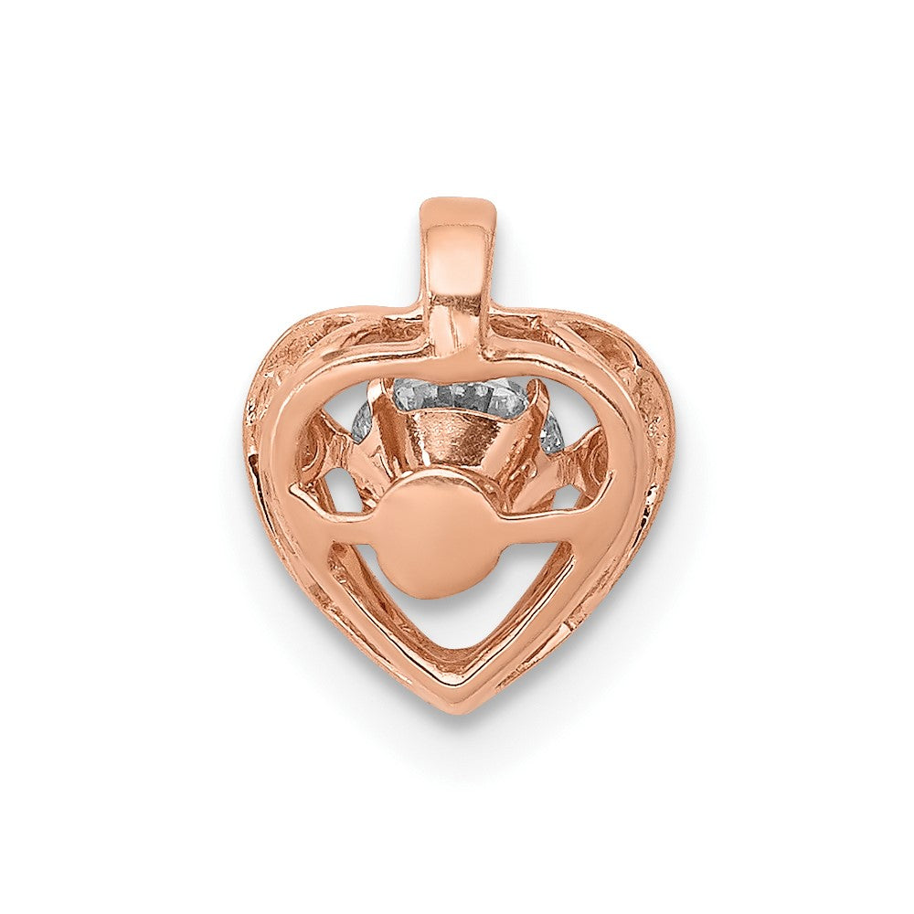 Vibrant Diamond Heart Pendants