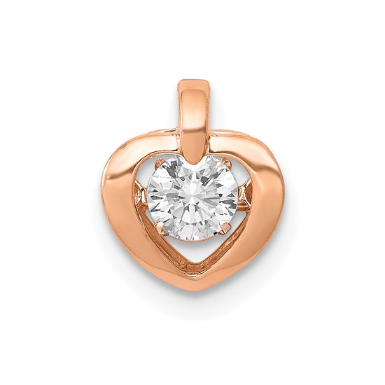 Vibrant Diamond Heart Pendants