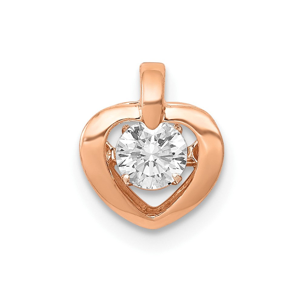 Vibrant Diamond Heart Pendants