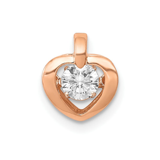 Vibrant Diamond Heart Pendants